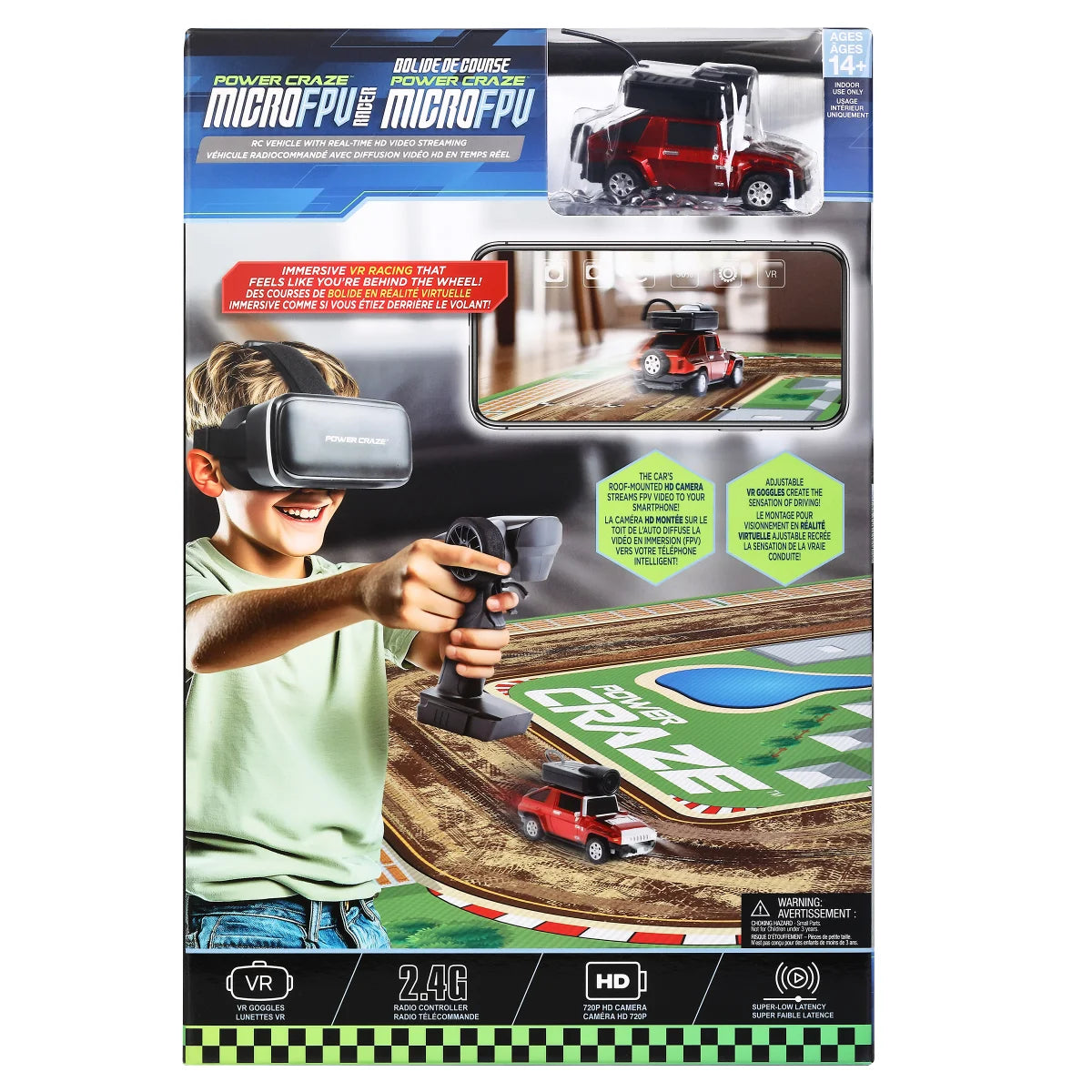 POWER CRAZE - Véhicule Radiocommandé avec Diffusion Vidéo HD en Temps Réel-RC-VEHICLE-WITH-REAL-TIME-HD-VIDEO-STREAMING-COSTCO-2646612-2