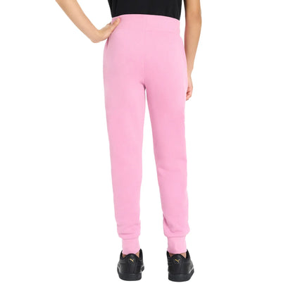 PUMA - Pantalon d'Entrainement en Molleton pour Fille-girls-fleece-jogger-costco-3415670-pink-rose-3