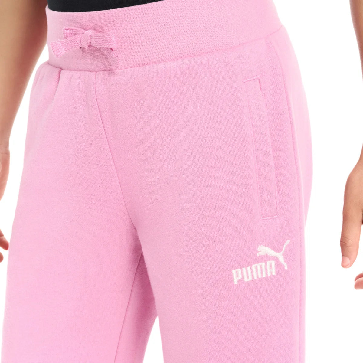 PUMA - Pantalon d'Entrainement en Molleton pour Fille-girls-fleece-jogger-costco-3415670-pink-rose-4