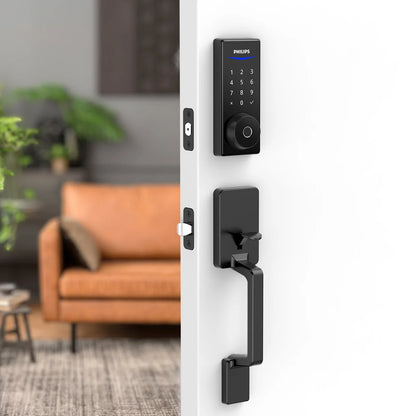 PHILIPS - Ensemble Serrure Électronique Série 1000 avec Pêne Dormant et Poignées *Boite Ouverte*-Series Electronic Deadbolt Lock and Handle Set-costco-1936404-3