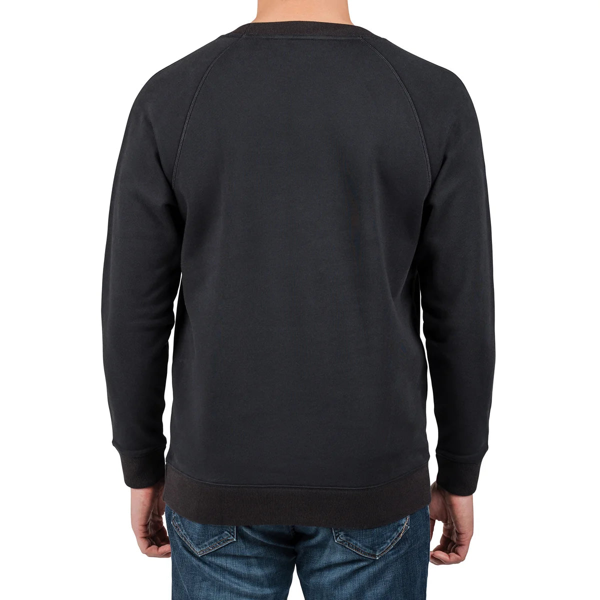ROUGH DRESS - Chandail pour Homme-Mens-French-Terry-Crewneck-Noir-Black-1910015-1934623