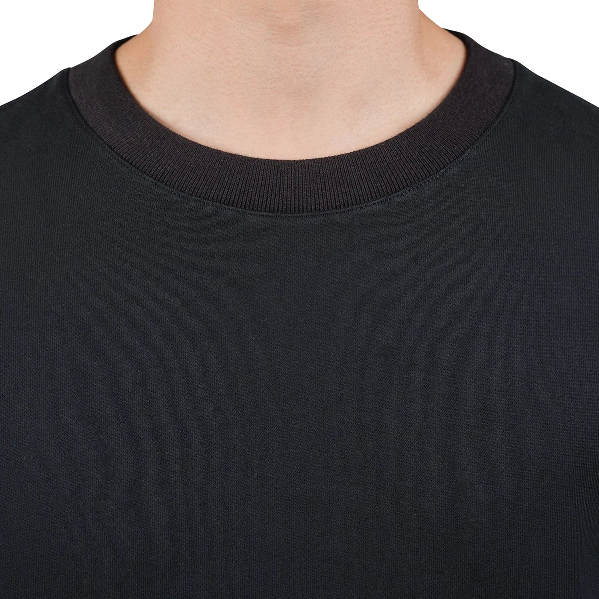 ROUGH DRESS - Chandail pour Homme-Mens-French-Terry-Crewneck-Noir-Black-1910015-1934623