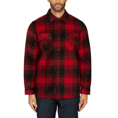 REALTREE - Veste Doublée en Sherpa Pour Homme-Mens-Sherpa-Lined-Jacket-Rouge-Red-1630548-1924688