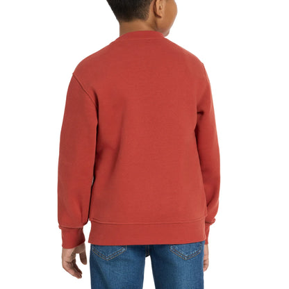 SCOTCH & SODA - Chandail en Molleton pour Enfant-Kids-Crewneck-Sweatshirt-Orange 8091919-1930177