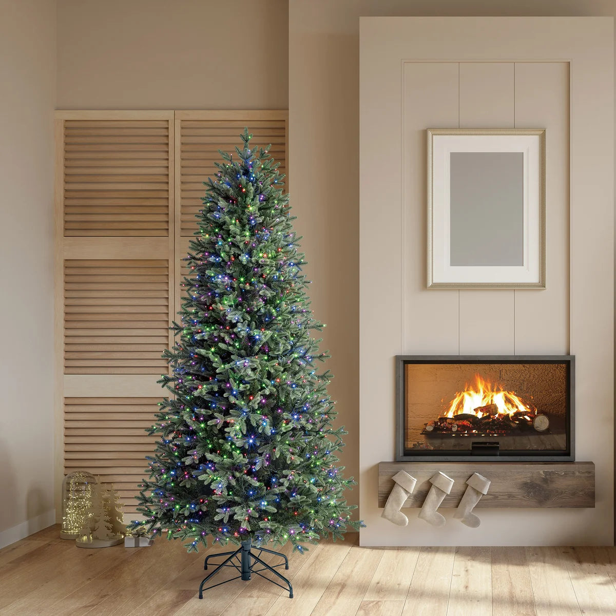 Sapin de Noël Style Élancé Artificiel de 6,5 pi *Boite Ouverte*-artificial-slim-christmas-tree-ft-costco-1785079-2