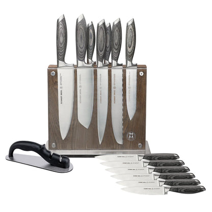SCHMIDT BROTHERS - Ensemble de Couteaux avec Bloc de Rangement, 15 Pièces-piece-knife-block-costco-1788253