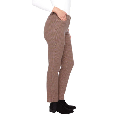 UP! - Pantalon en Coton Extensible pour Femme-women's-stretch-coton-pants-costco-2816134-brun-brown-2