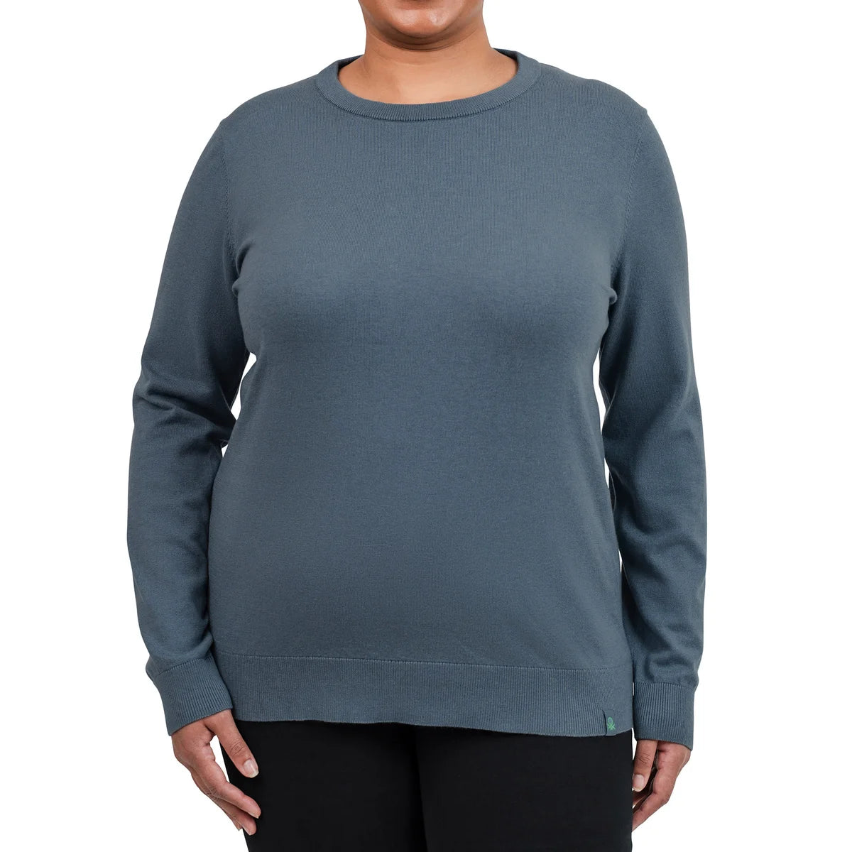UNITED COLORS OF BENETTON - Chandail pour Femme-Womens-Crewneck-Sweater-Bleu-Blue-1914048-1917978