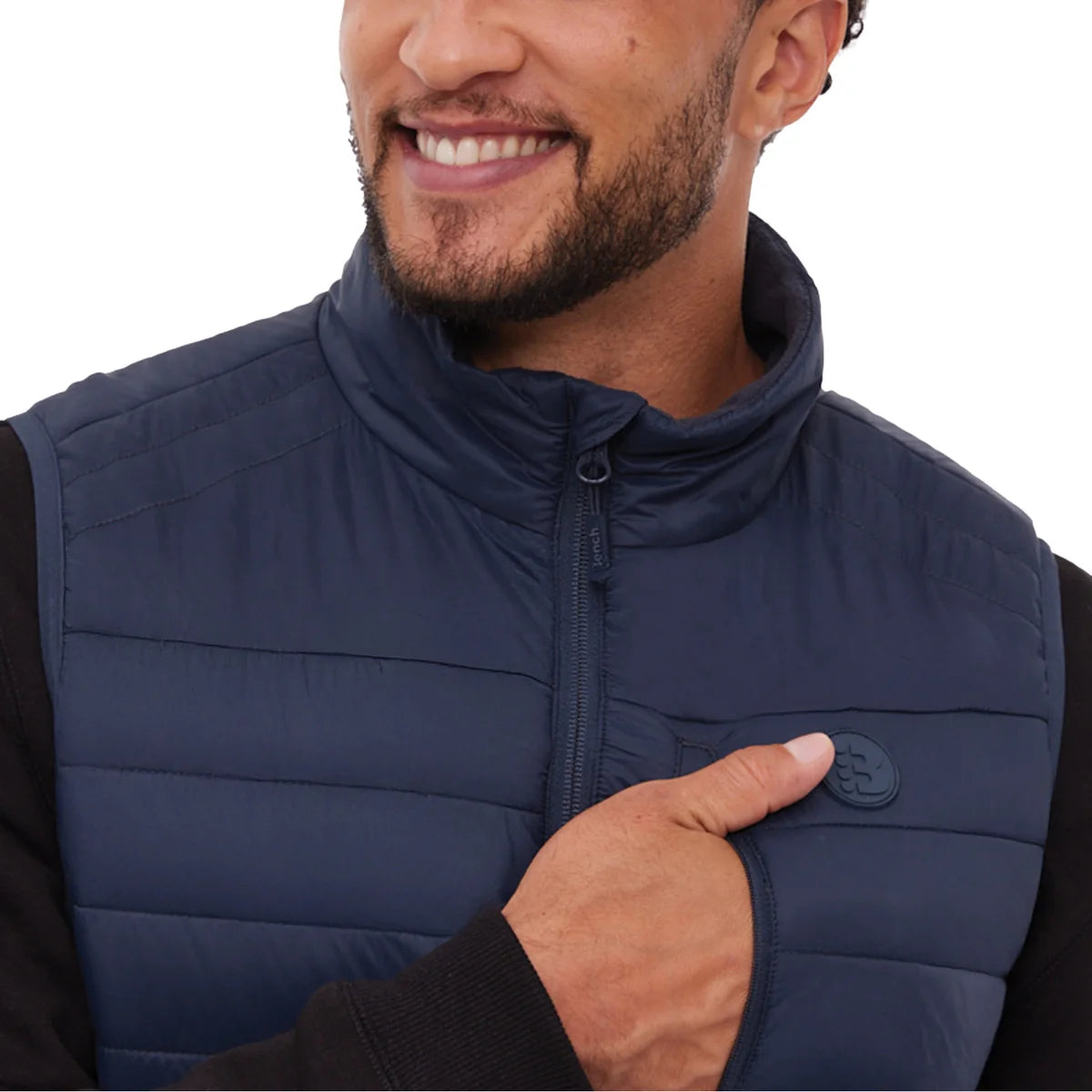BENCH - Veste Sans Manche pour Homme-Mens-sleeveless-vest-Bleu-Marine-Blue-Navy-1927200-1928103
