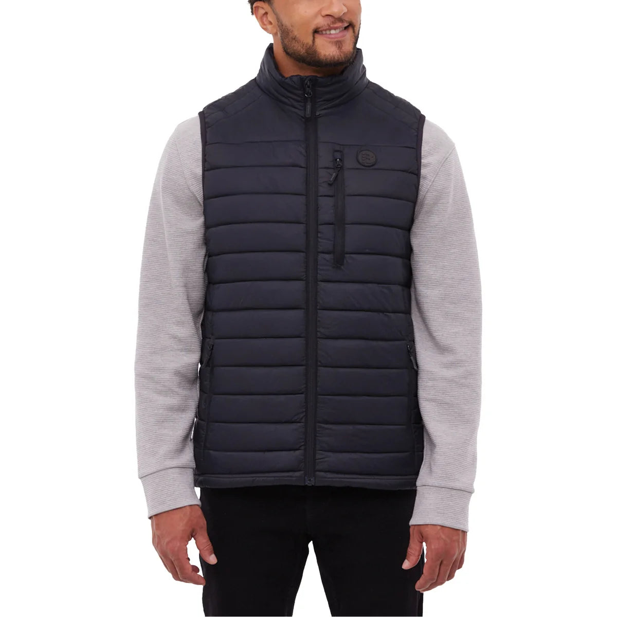 BENCH - Veste Sans Manche pour Homme-Mens-sleeveless-vest-Noir-Black-1927201-1928102