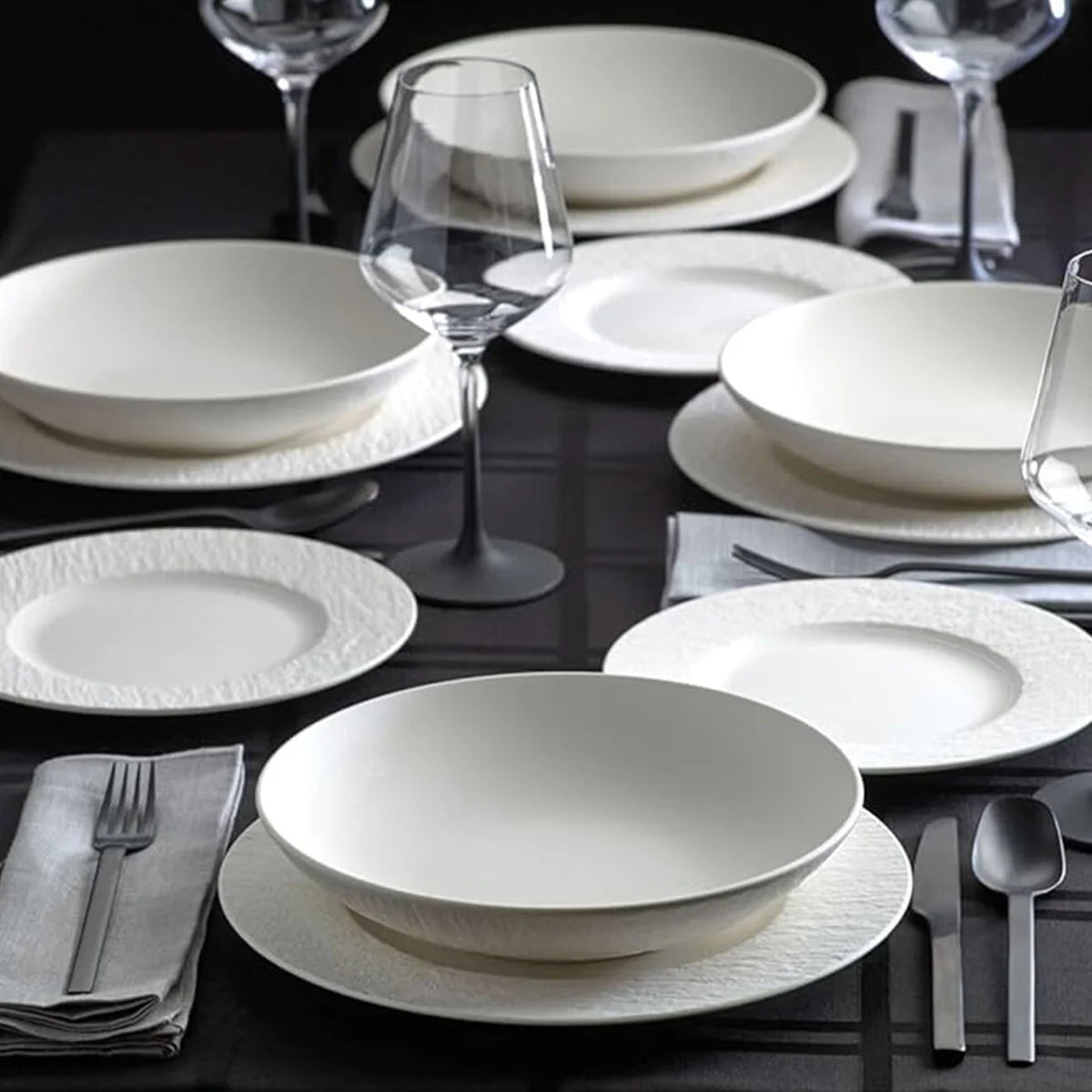 VILLEROY & BOCH - Service de Vaisselle de 12 Pièces Collection Manufacture-piece-set-dinnerware-costco-1880157-blanc-white-4