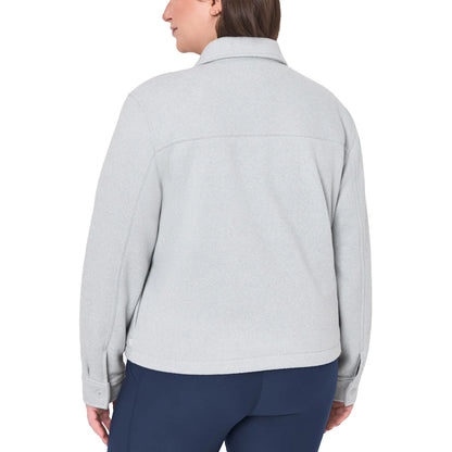 MONDETTA - Veste Courte en Tricot pour Femme-Womens-Knit-Cropped-Jacket-Gris-Grey-1919384-1929461