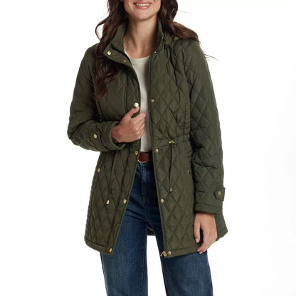 WEATHERPROOF - Manteau Léger pour Femme-Womens-Mid-Season-Coat-Vert-Green-2315502-4