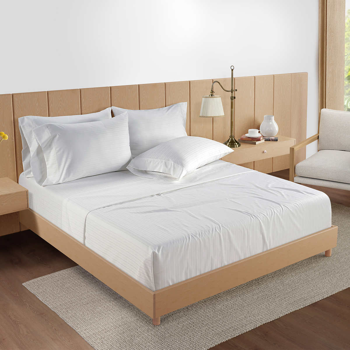 hotel-signature-sateen-ensemble-draps-6-pièces-supima-piece-cotton-sheet-set-2