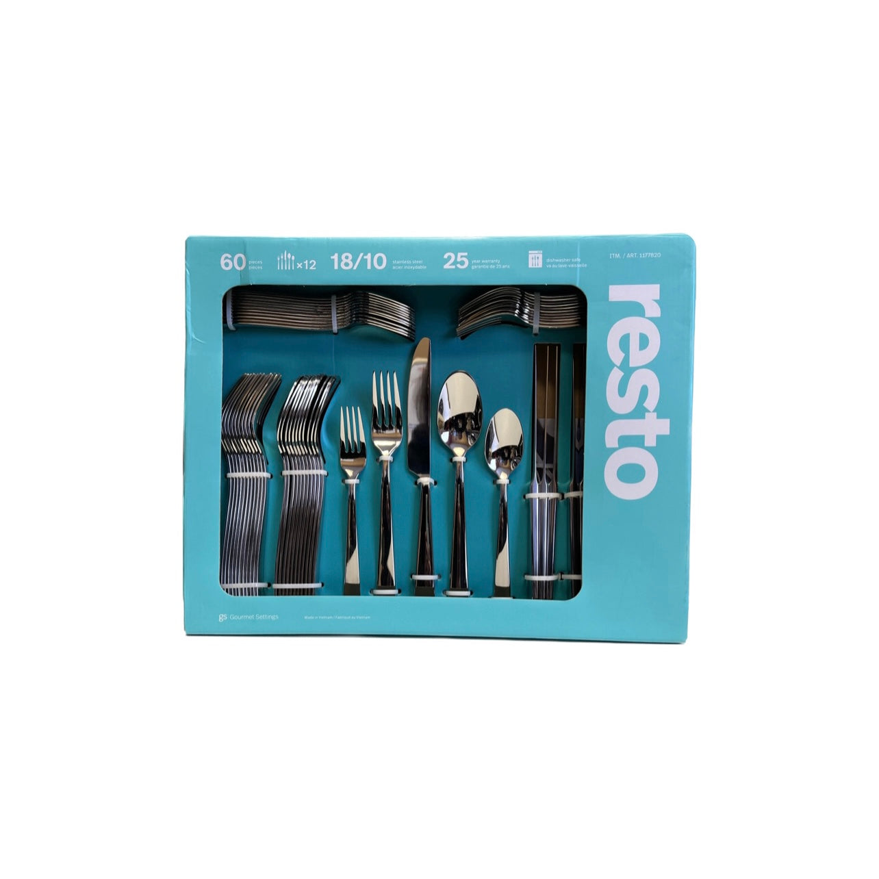 GOURMET SETTINGS - Ensemble d'Ustensiles en Acier Inoxydable Resto-Stainless-Steel-Flatware-Set-1177820
