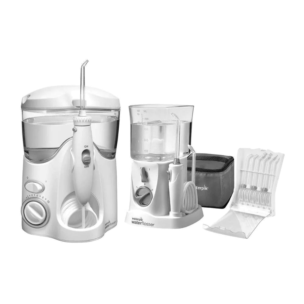 WATERPIK-ENSEMBLE-HYDROPULSEURS-DENTAIRES-NANO-ULTRA-WATERFLOSSER