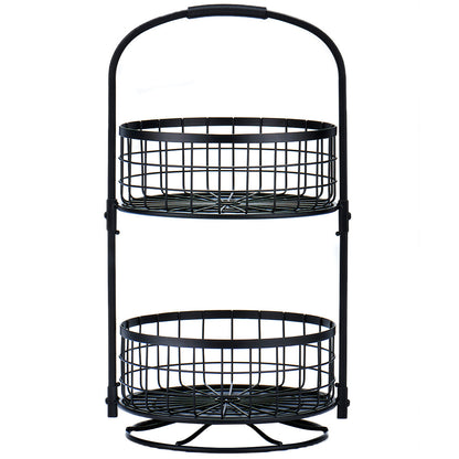 ÉDIFICE-PANIER-ROTATIF-2 ÉTAGES-TIER-ROTATING-BASKET