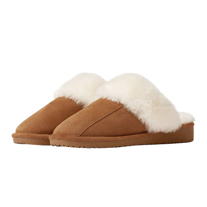 TILLEY-PANTOUFLES-SUÈDE-FEMME-SHEARLING-WOMEN-SLIPPERS
